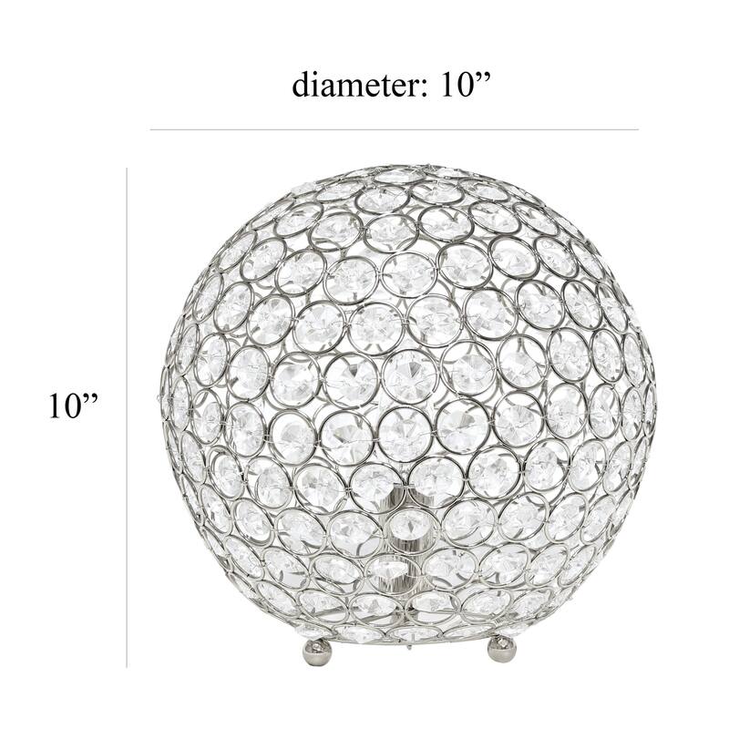 Crystal Ball Sequin Table Lamp