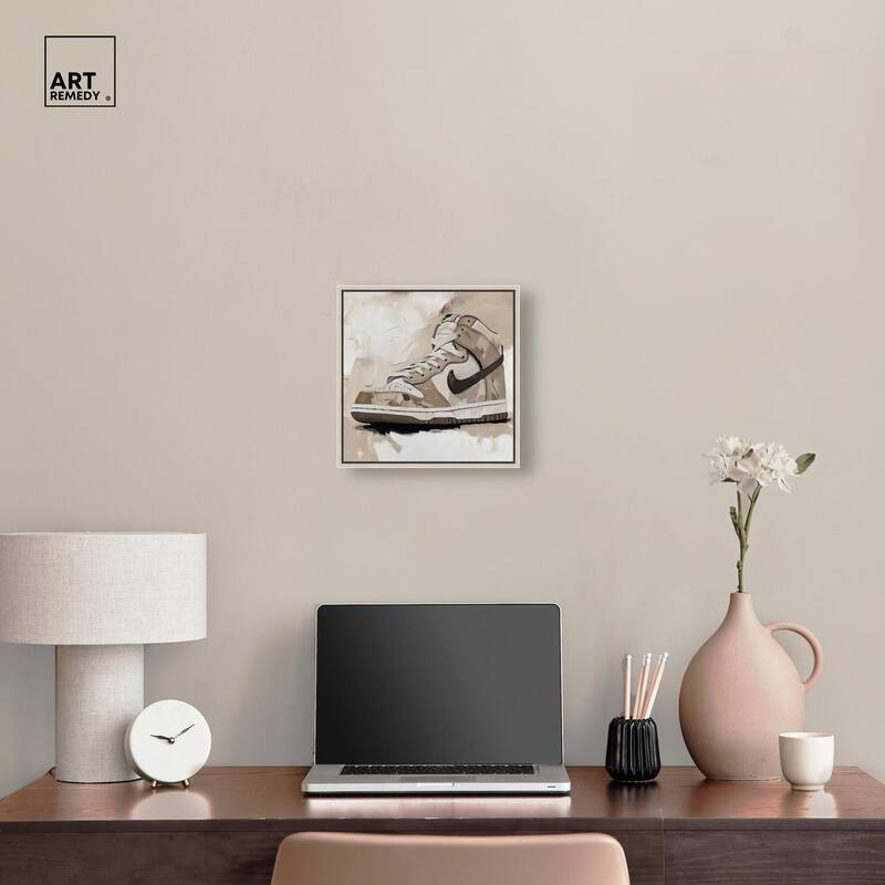 Light Tans Sneaker Canvas by Art Remedy