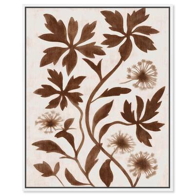 Sepia Sepal I Canvas by Art Remedy