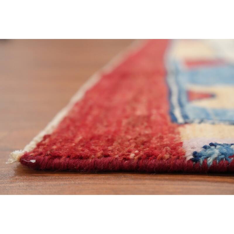 Hand Knotted Oriental 100% Wool Carpet Transitional Floral Beige & Ivories Oushak Area Rug - 9' 10'' X 8' 7''