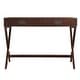 preview thumbnail 48 of 78, Kenton X Base Wood Accent Campaign Writing Desk iNSPIRE Q Modern