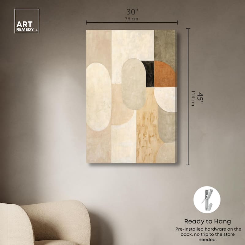 Overlapping Planes II Canvas by Art Remedy, Gallery Wrapped