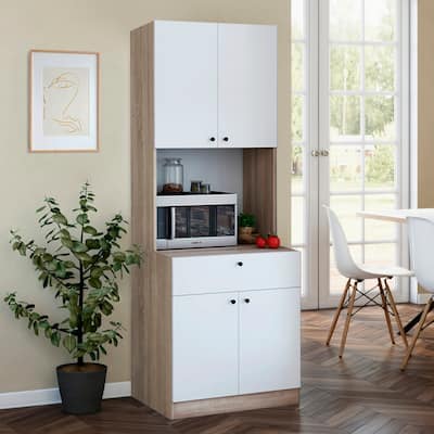 Living Skog Scandi Pantry Kitchen Storage Cabinet