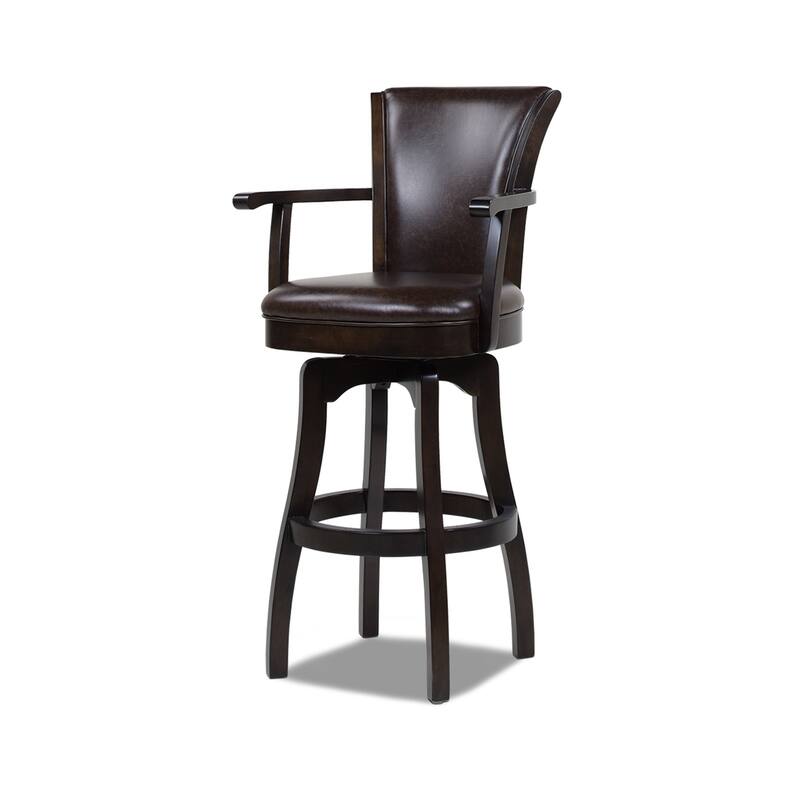 Swivel Bar Stool with Armrests