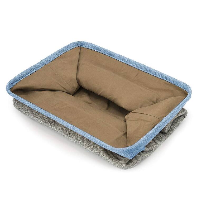 Sorbus Collapsible Basket With Handles For Towels & Clothes (Single) - 15" L x 10.75" W x 9.50" H