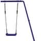 preview thumbnail 7 of 18, vidaXL Swing Set Outdoor Backyard Wooden Playground Equipment for Kids Age 3-8