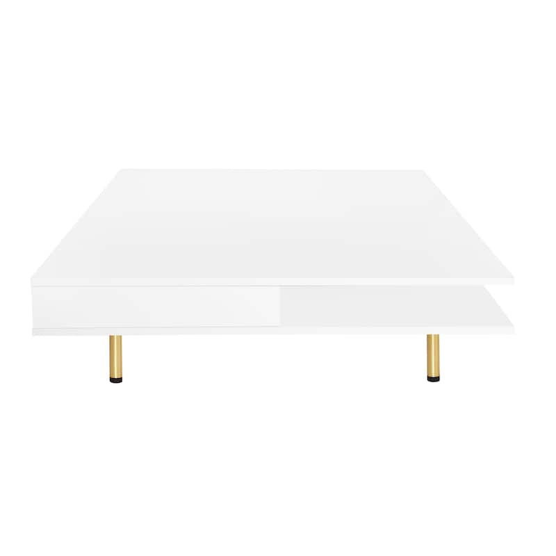 Exquisite High Gloss Coffee Table for Living Room