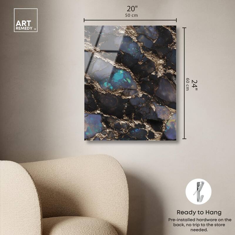 Astral Firelight Acrylic by Art Remedy, Ready to Hang