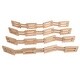 preview thumbnail 1 of 3, Wooden Fences, Set of 4