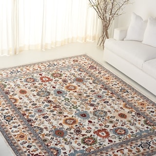 Safavieh Orientteppich Läufer 7,6 X 2,3 M | Handgefertigt Aus 100% Wolle, Traditionelles Design – Schwarz/Gold