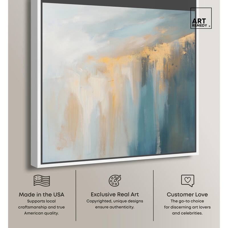 Golden Tears I Canvas by Art Remedy