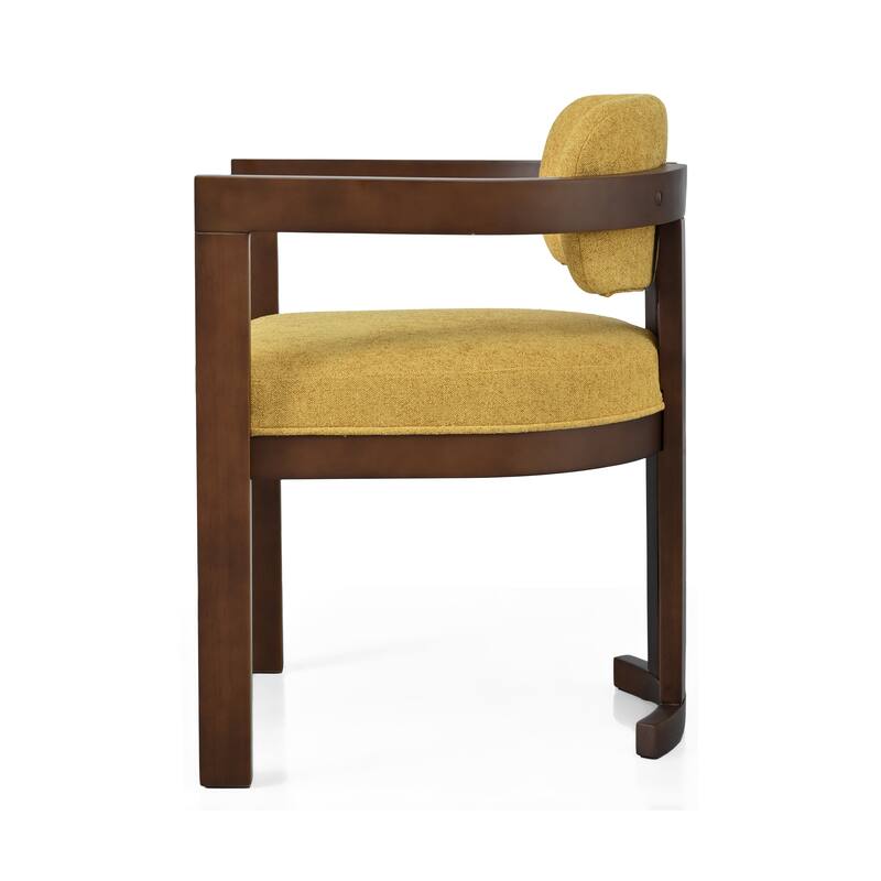 Indoor Upholstered Wood Dining Chair(Set of 2)