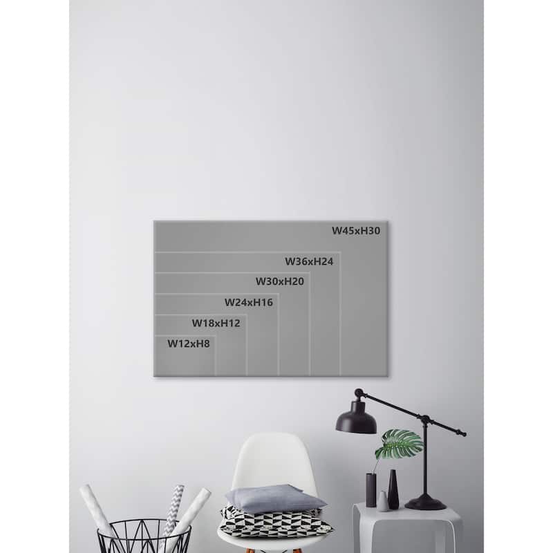 Look Deep Print on Wrapped Canvas