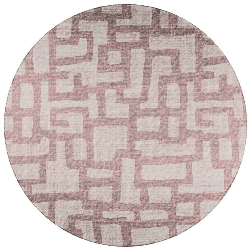 Indoor/ Outdoor Addison Yuma Modern Cobblestone Washable Area Rug
