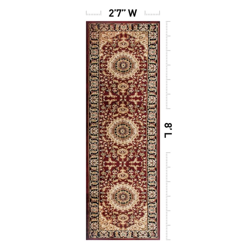 World Rug Gallery Traditional Oriental Medallion Area Rug