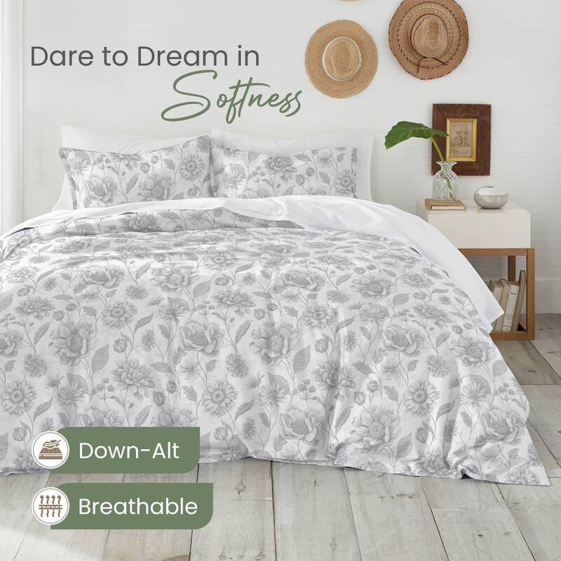 Martex EcoPure Comfort Wash Meadow Walk Comforter Set