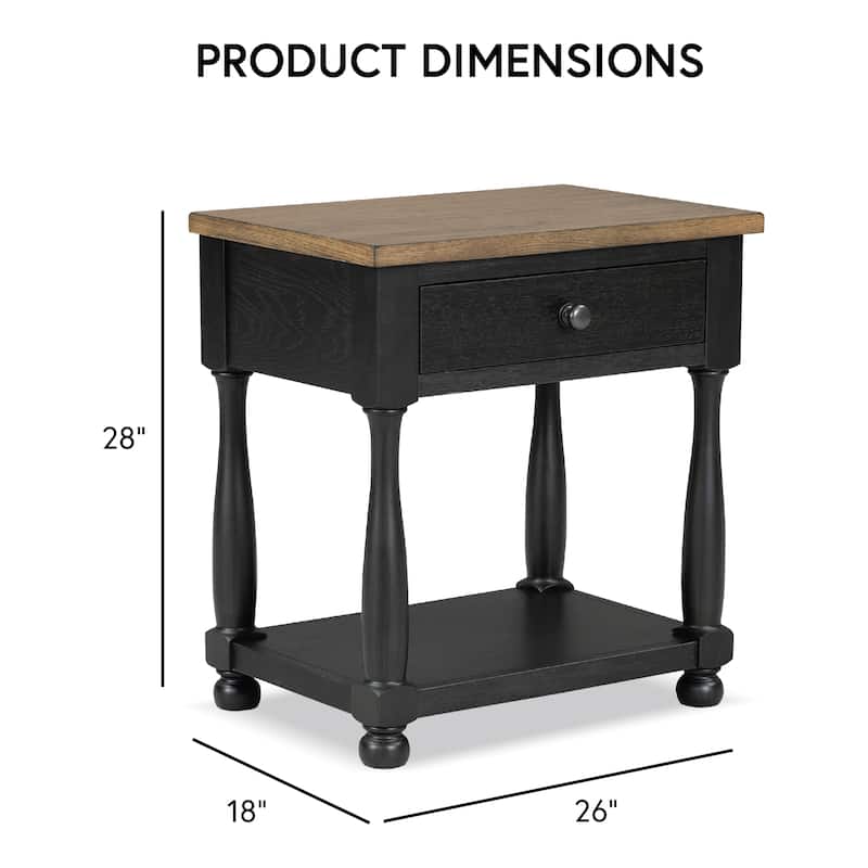 Furniture of America Lucan Modern 3-Piece Farmhouse Black Solid Wood Panel Bedroom Set