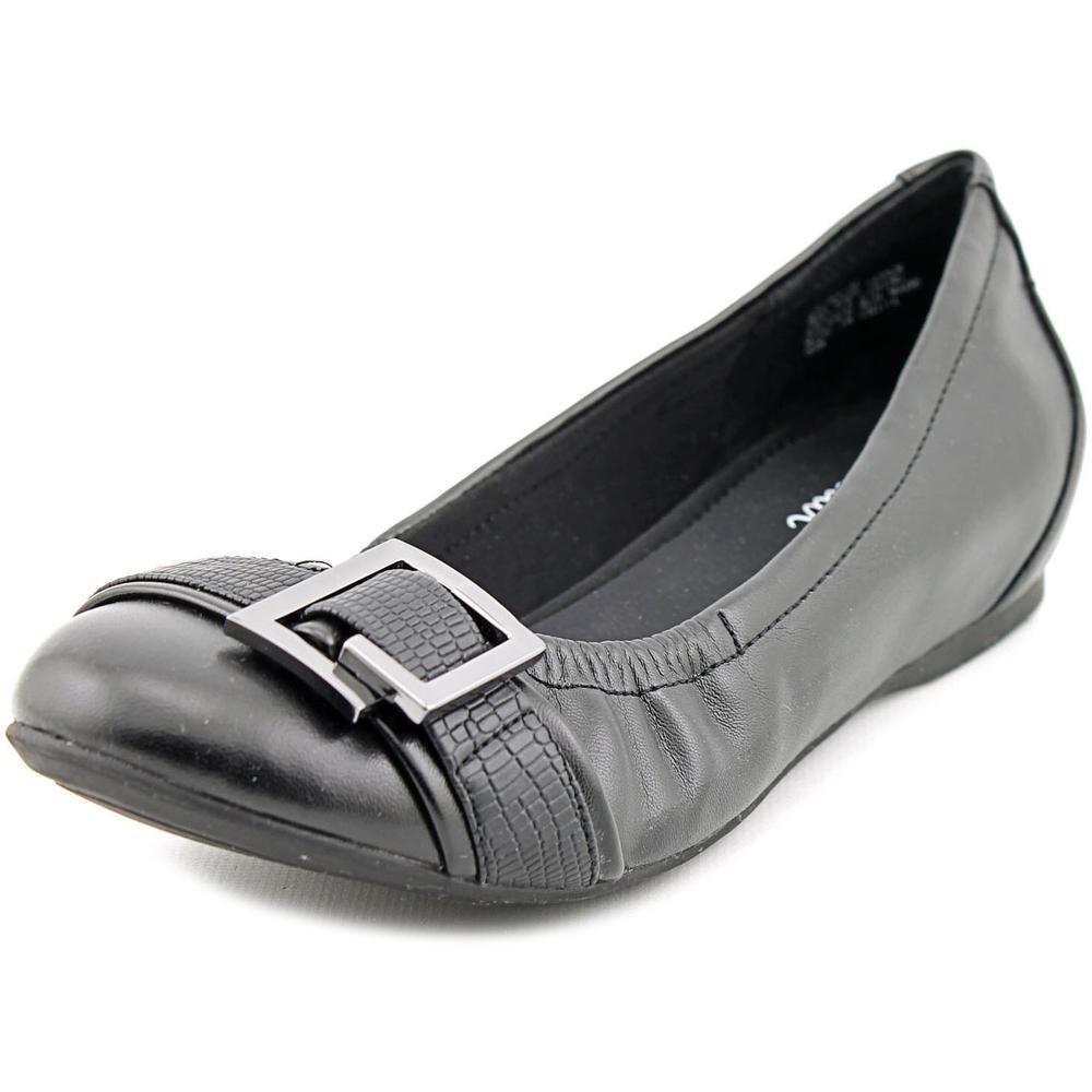 abella black flats