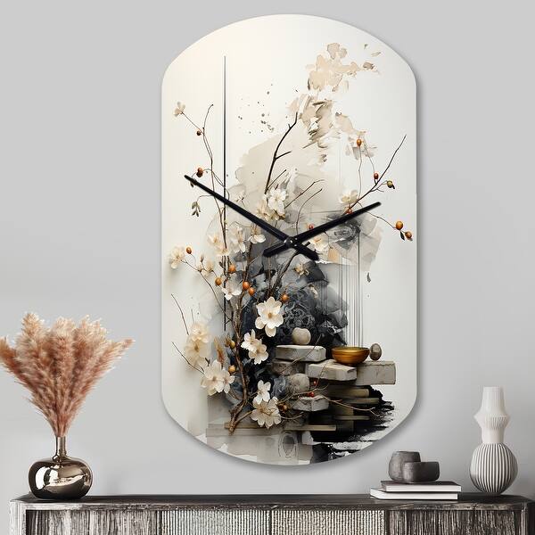 Designart - Asian Art Classics Sumi III - Asian Art Wall Clocks in ...