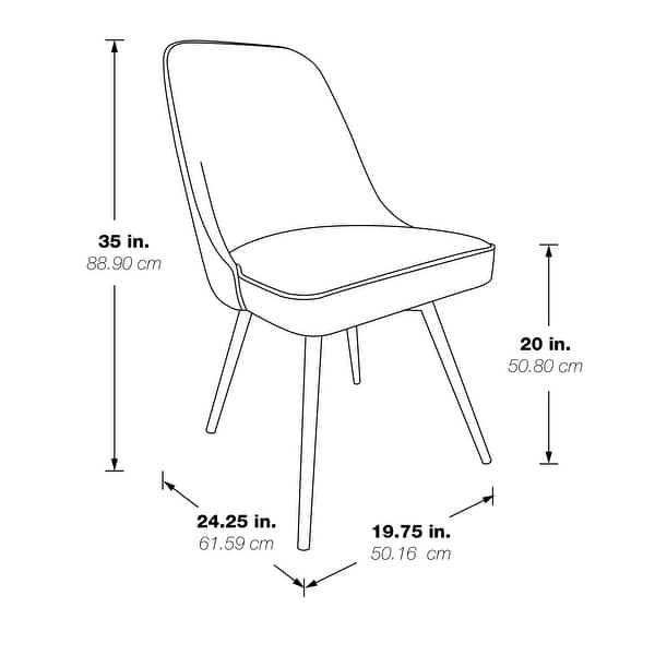 dimension image slide 0 of 2, Martel Swivel Chair