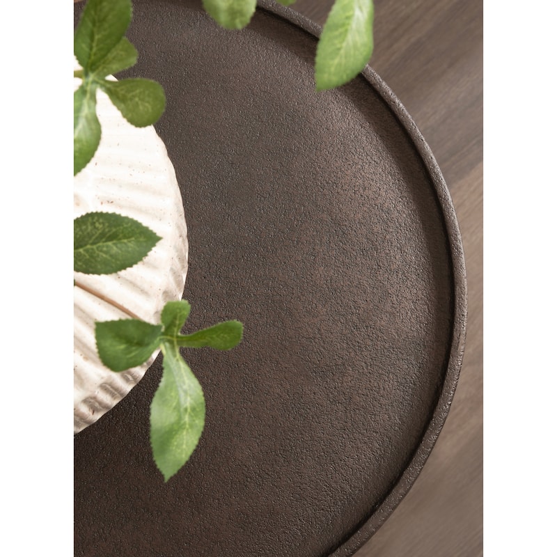 Kate and Laurel Rava Metal Drink Table