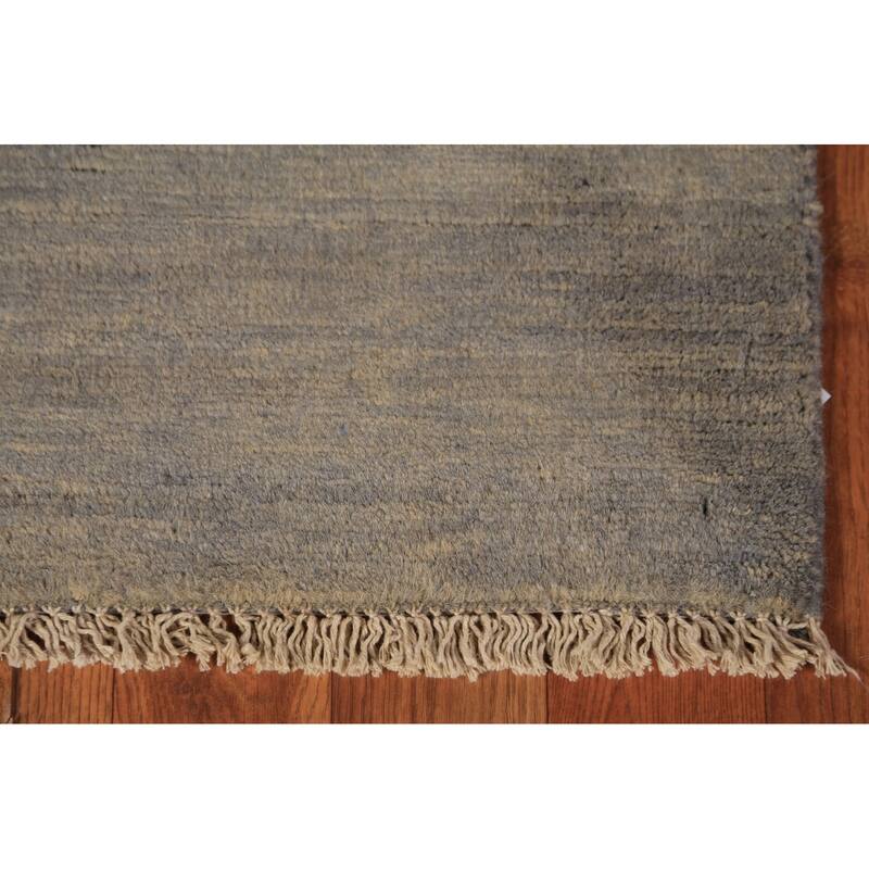 Gabbeh Oriental Runner Rug Handmade Stripe Wool Carpet - 2'9" x 9'4"