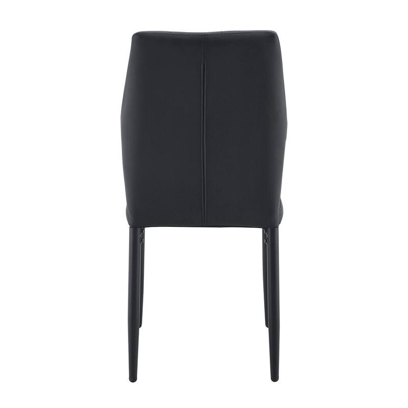 Ergonomic PU Dining Chair with Adjustable Stability, Perfectly blends comfort and elegance
