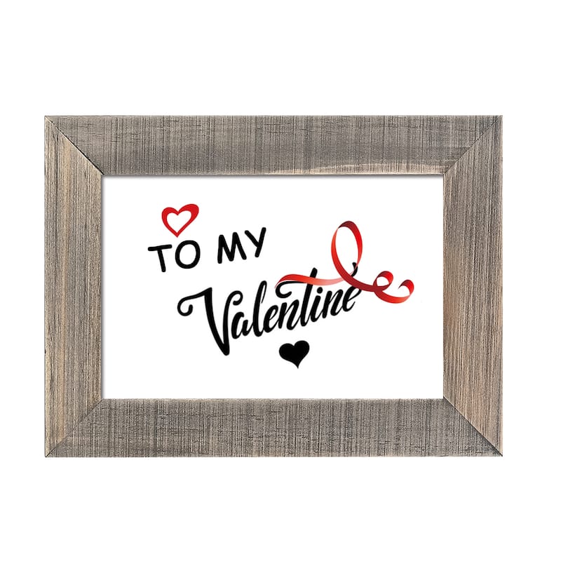 Adeco Wood Picture Frame Set