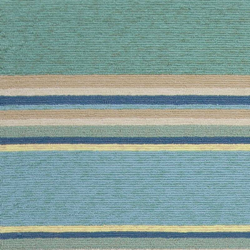 Safi Stripe Weather Resistant Current & Stylish Hand-Woven Outdoor Rug