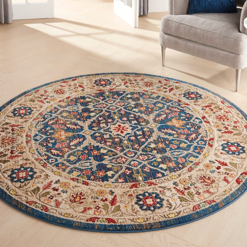 Nourison Revel Traditional Persian Floral Area Rug