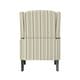 preview thumbnail 28 of 27, The Gray Barn Hale Rustic Woven Striped Linen Wingback Push-back Recliner