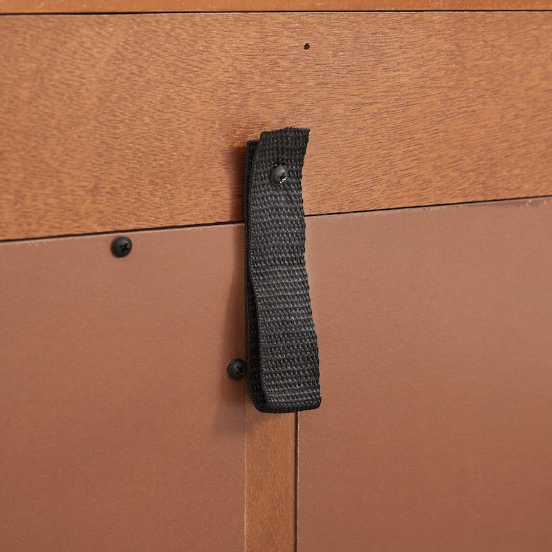 GDF Studio - American Retro Curio Cabinet with Lighted Display & Mirrored Back