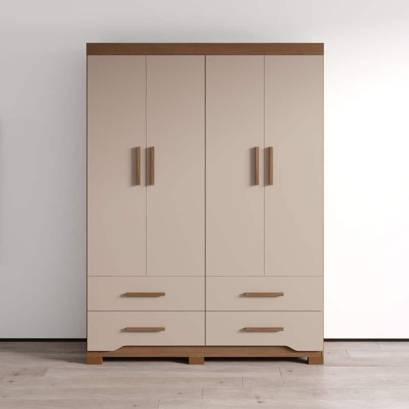 Miami Wardrobe - Oak/Fendi
