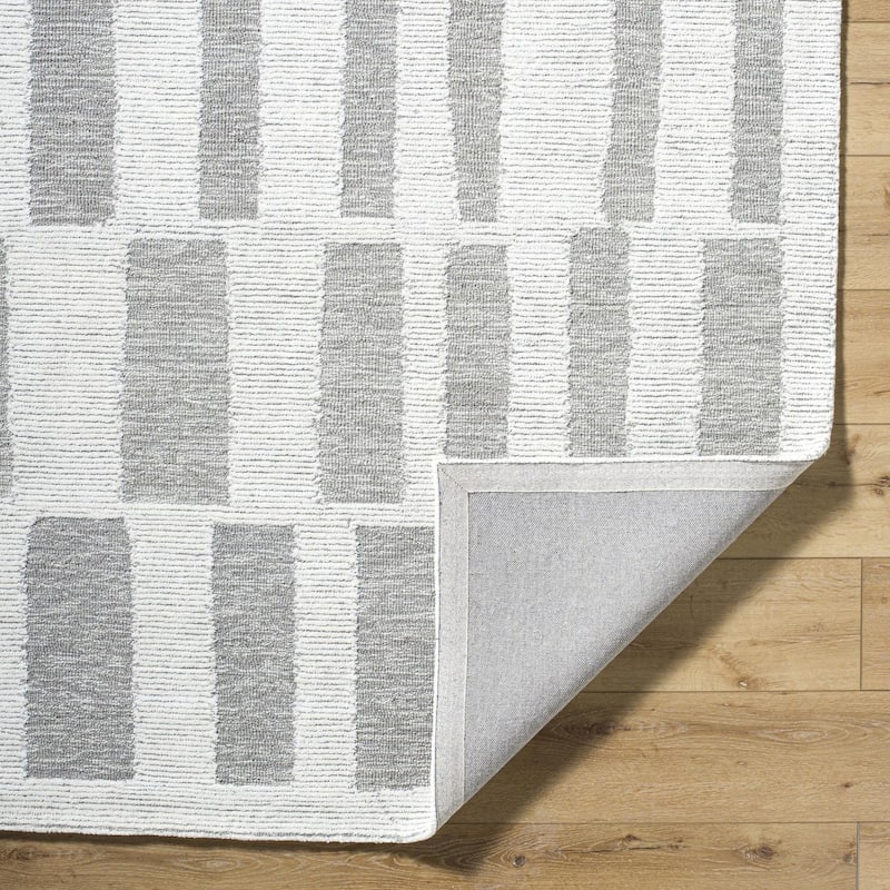 Jackie Casual Abstract Wool Area Rug