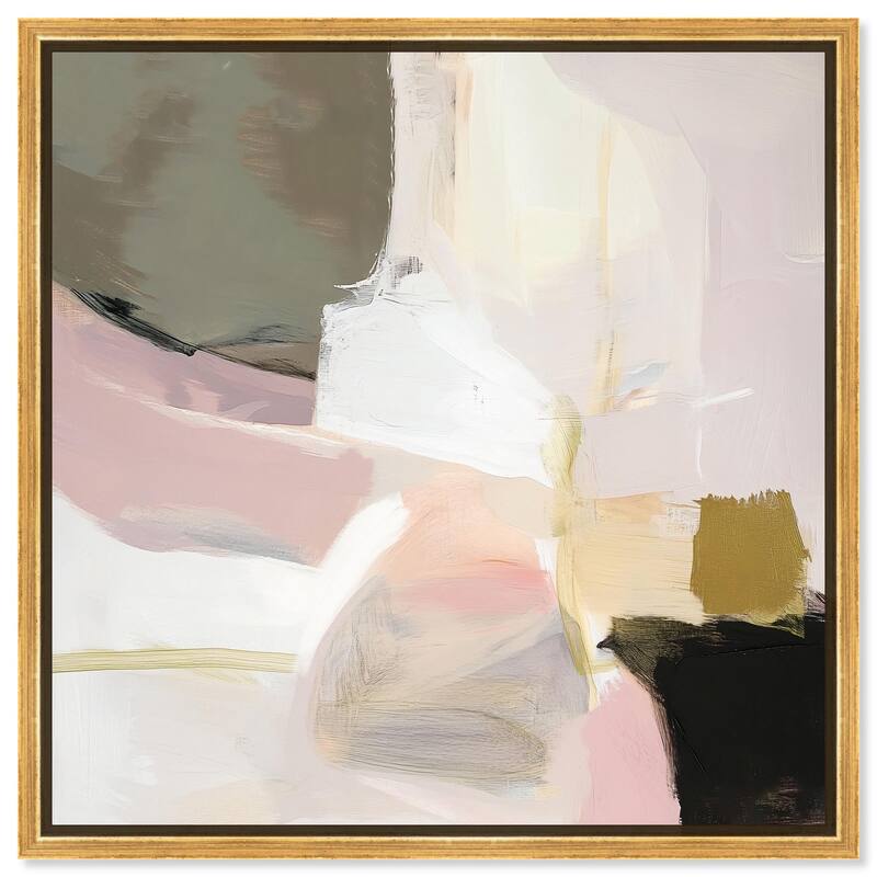 Dynamic Color II Canvas by Art Remedy - Gold - 16" x 16"