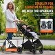 preview thumbnail 8 of 28, Carbon Steel Foldable 5-in-1 Stroller with Reversible Seat - 34.6” L x 23.6” W x 46.5” H