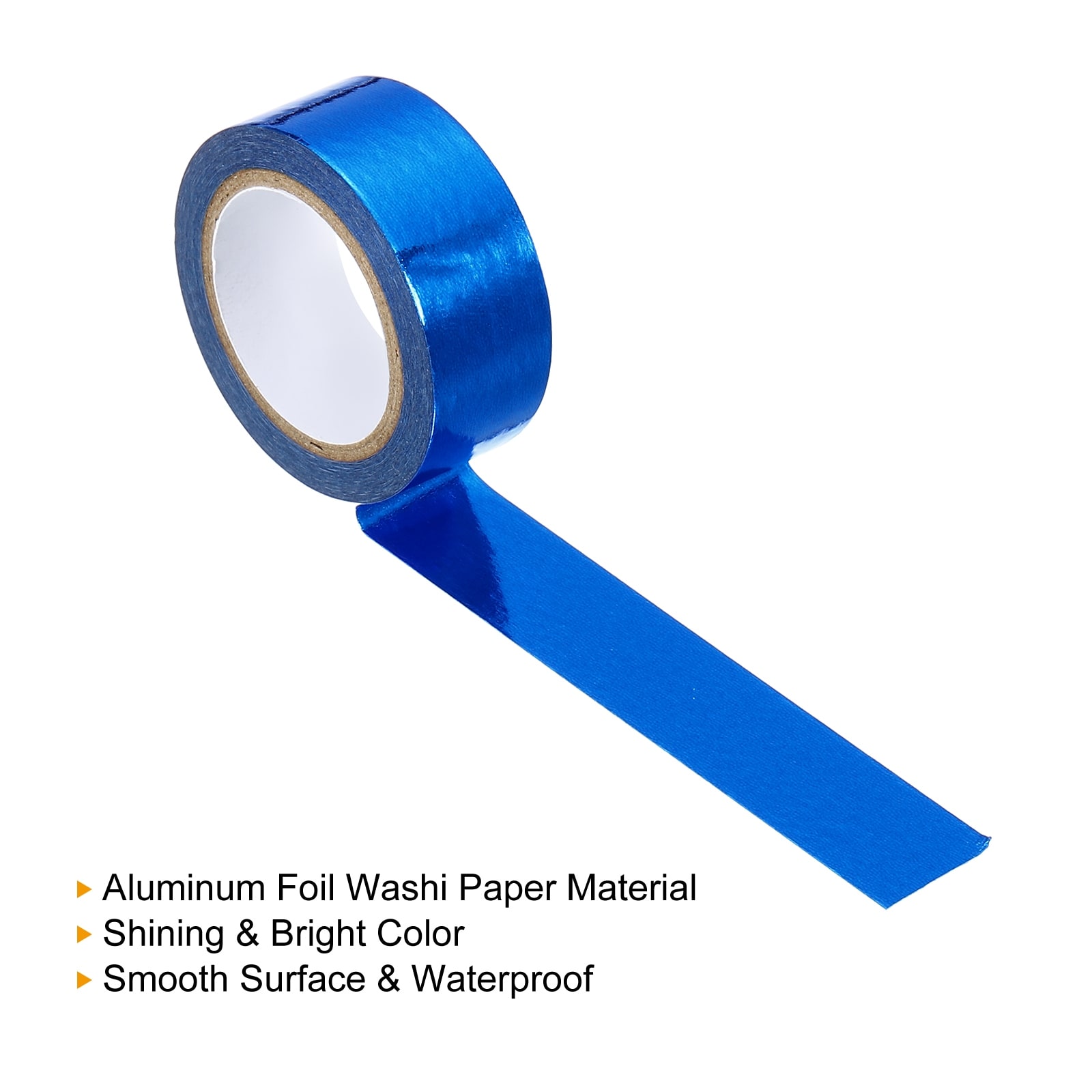 Metallic Washi Tape 15mmx5m, 2 Pack Art Tapes Adhesive - 15mmx5m