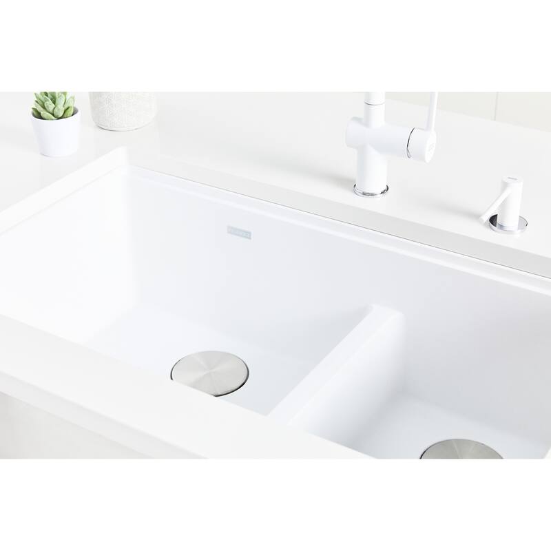 Franke MAG1601611LD Maris 31" Undermount Low Divide 60/40 Double Basin