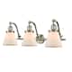 Option Satin Brushed Nickel / Matte White Cased