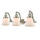 Option Satin Brushed Nickel / Matte White Cased