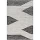 Artistic Weavers Juilietta Modern Abstract Area Rug - 5' x 7' 6" - Black