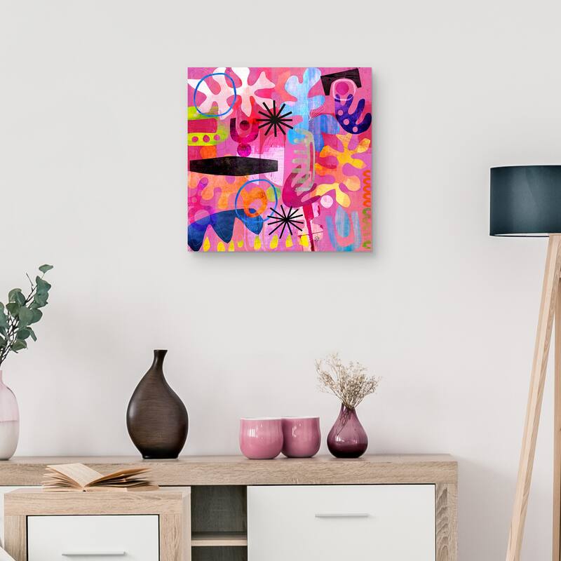 Accra Pink by Nikki Chu Canvas Art Print