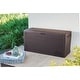 preview thumbnail 2 of 6, Keter Comfy 71 Gallon Durable Resin Outdoor Storage Deck Box For Furniture and Supplies, Brown