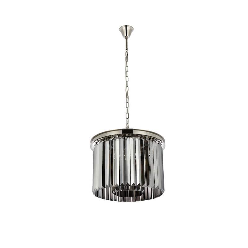 Royce Edge 6-Light Polished Nickel Pendant