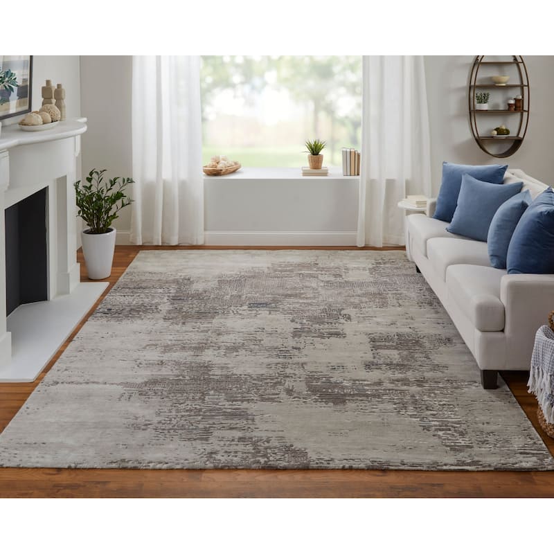 Grand Bazaar Valin Hand Tufted Abstract Modern Area Rug