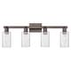 preview thumbnail 31 of 76, Innovations Lighting Endless Possibilities Arcadia - Clymer - 4 Light 31" Bath Vanity Light