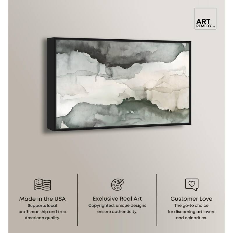 Pigment Flow Canvas by Art Remedy