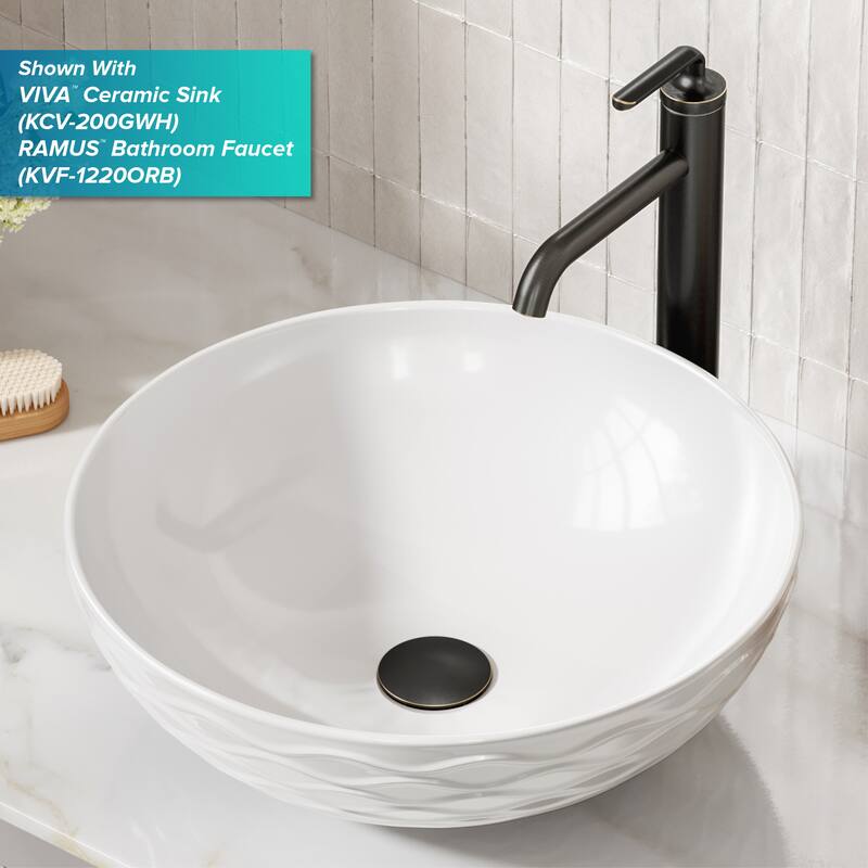 KRAUS Pop-Up Drain for Vessel Bathroom sink