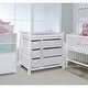 preview thumbnail 3 of 24, Sleigh Style Baby Changing Table with Six Baskets