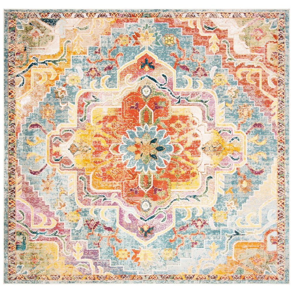 SAFAVIEH, Crystal Naimat Vintage Boho Medallion Rug